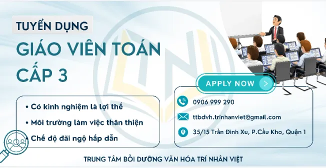 TRUNG TÂM BỒI DƯỠNG VĂN HÓA TRÍ NHÂN VIỆT