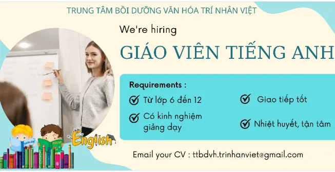TRUNG TÂM BỒI DƯỠNG VĂN HÓA TRÍ NHÂN VIỆT